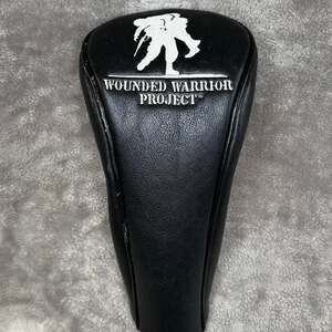 Wounded Warrior Project Black Leather Hybrid Golf Club Headcover